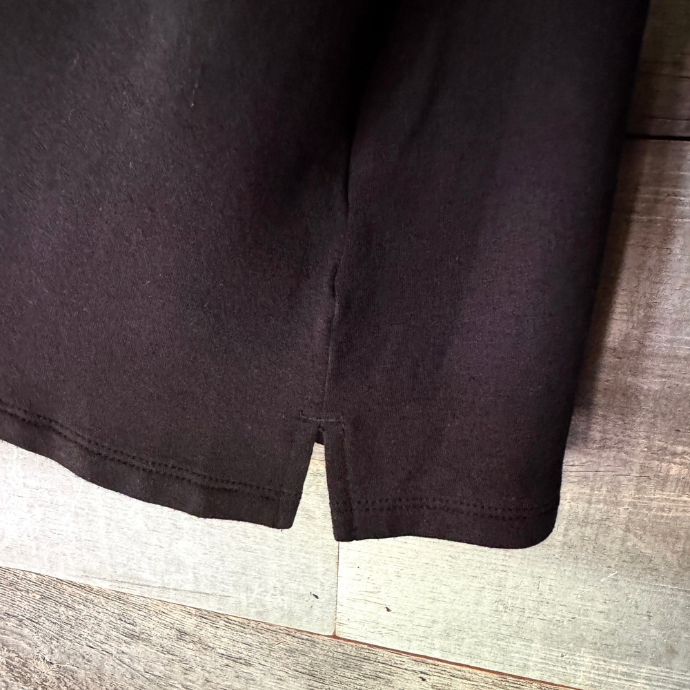 Daily Ritual Jersey V-Neck Tank Top S Black Cropped Stretch Everyday Minimalist - Picture 4 of 7